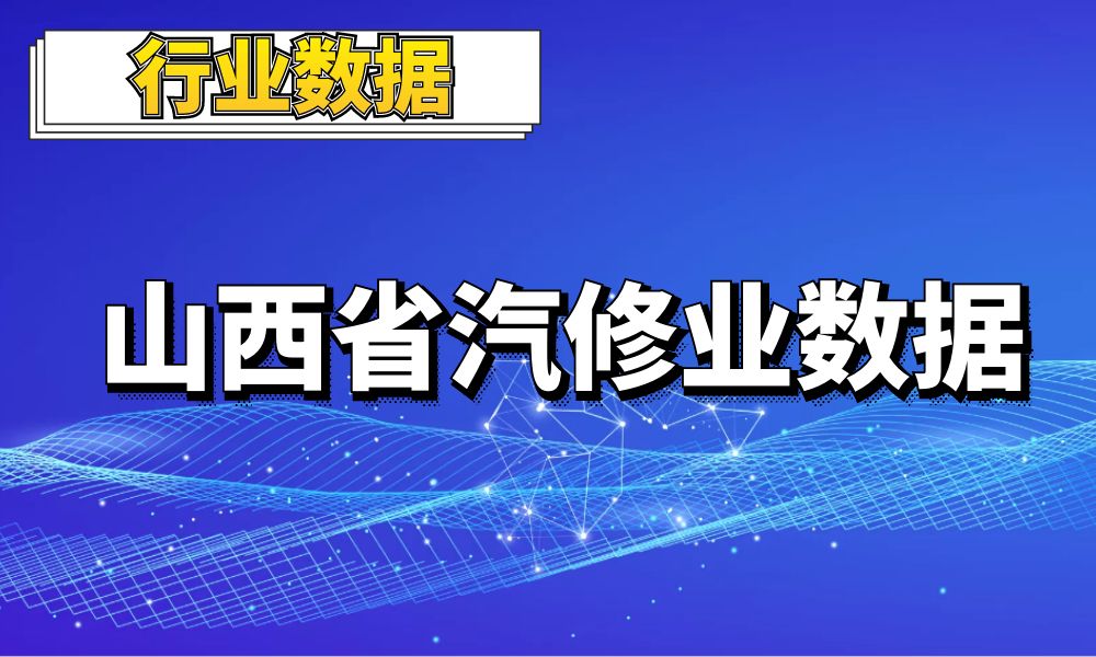 2022山西全省汽修_快修_补胎_保养_汽配等数据_1.1万条-数据大集